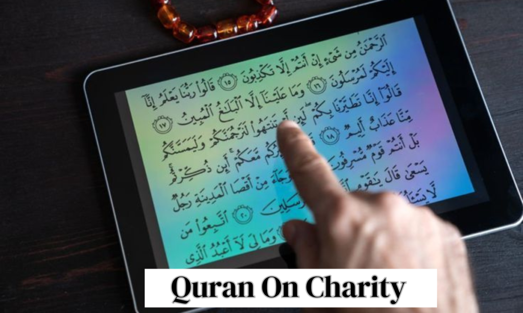 Quran On Charity